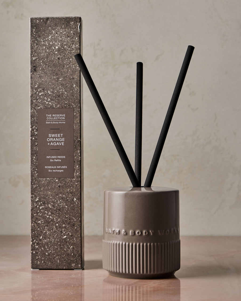 Brown Ceramic Reed Vessel image 2