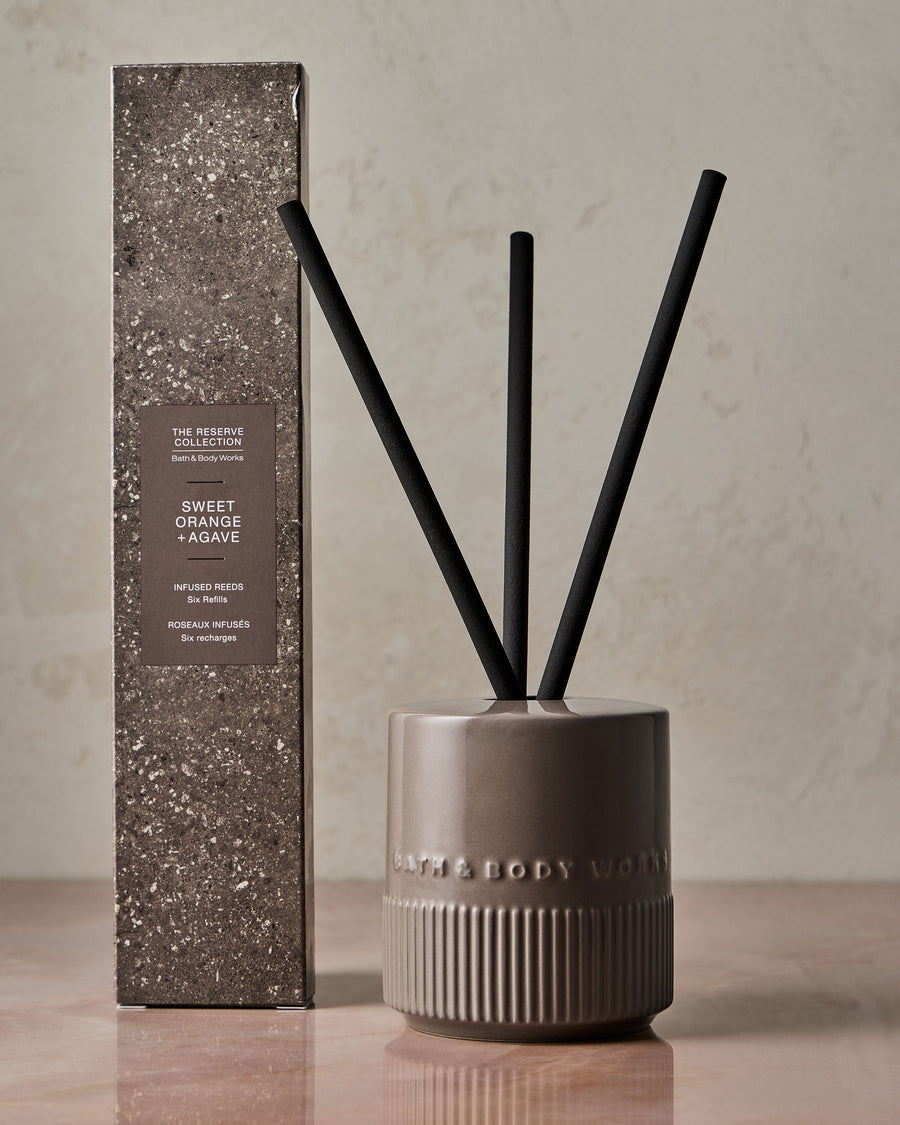Brown Ceramic Reed Vessel image 2