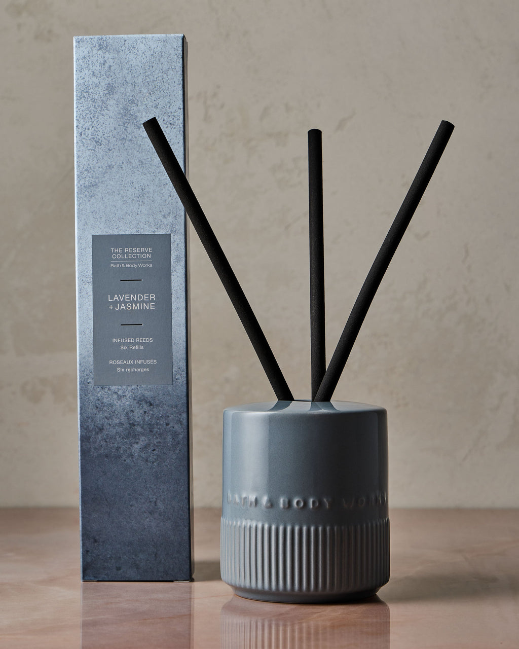 Light Blue Ceramic Reed Vessel image 2