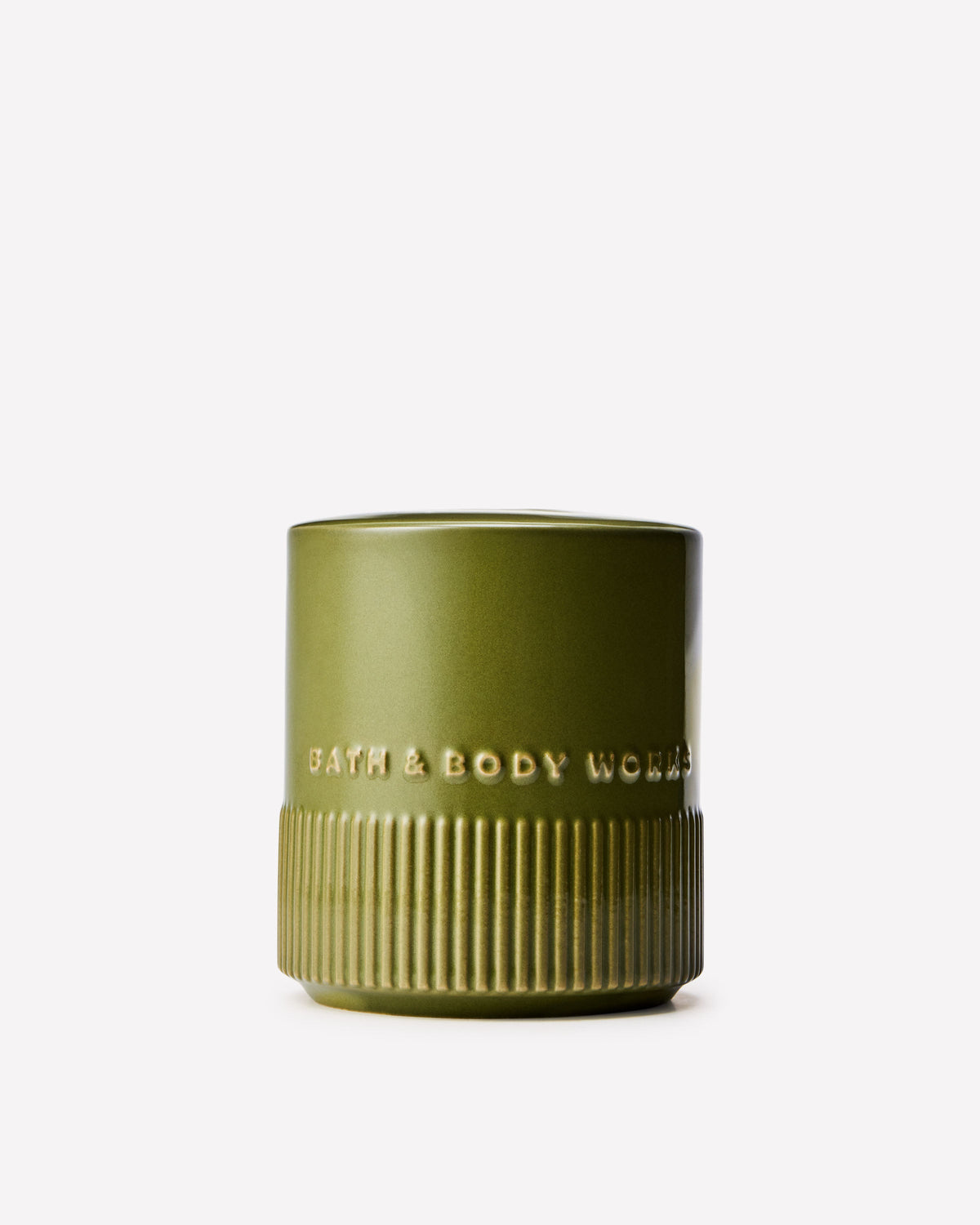 Green Ceramic Reed Vessel