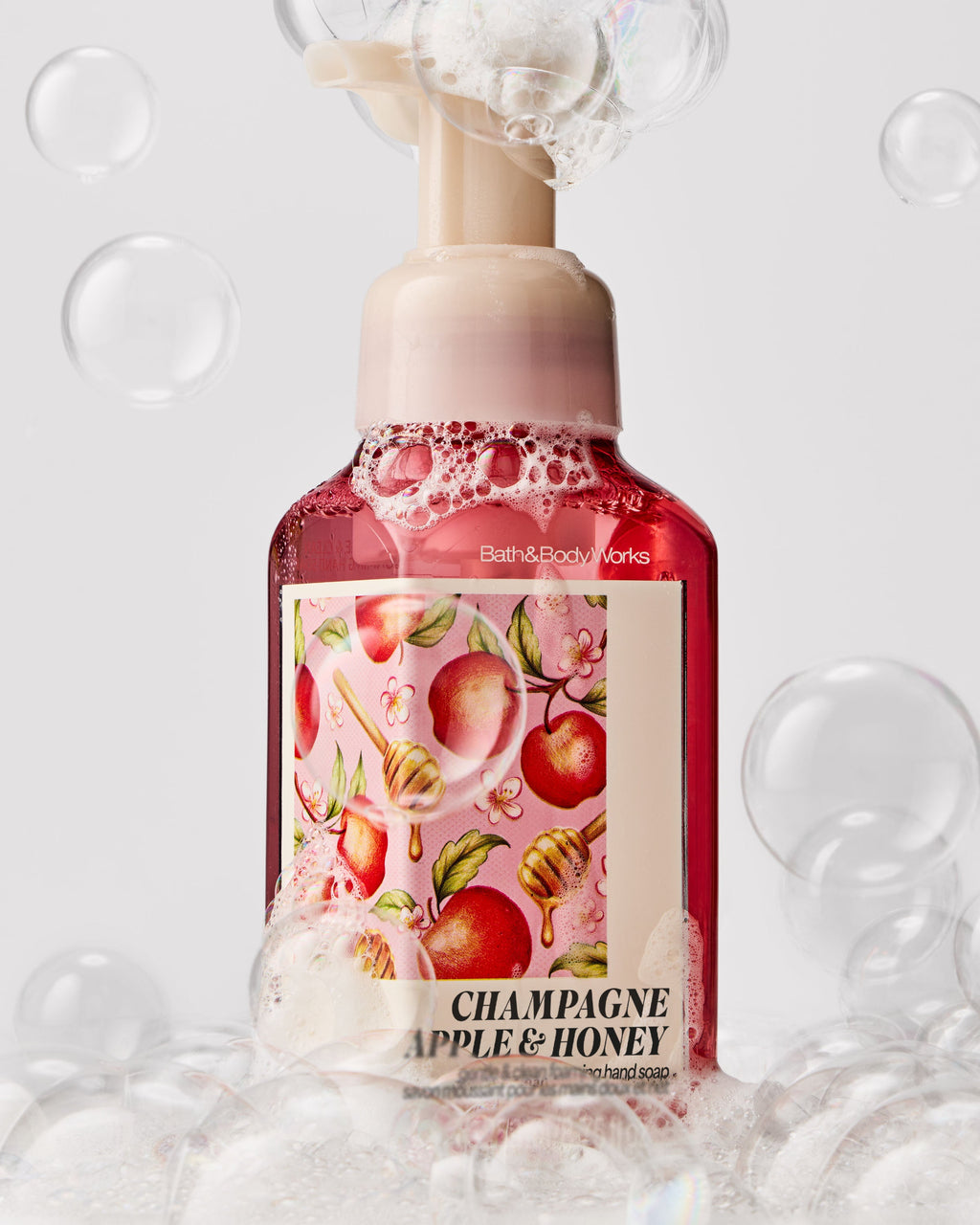 Champagne Apple & Honey Gentle & Clean Foaming Hand Soap image 2