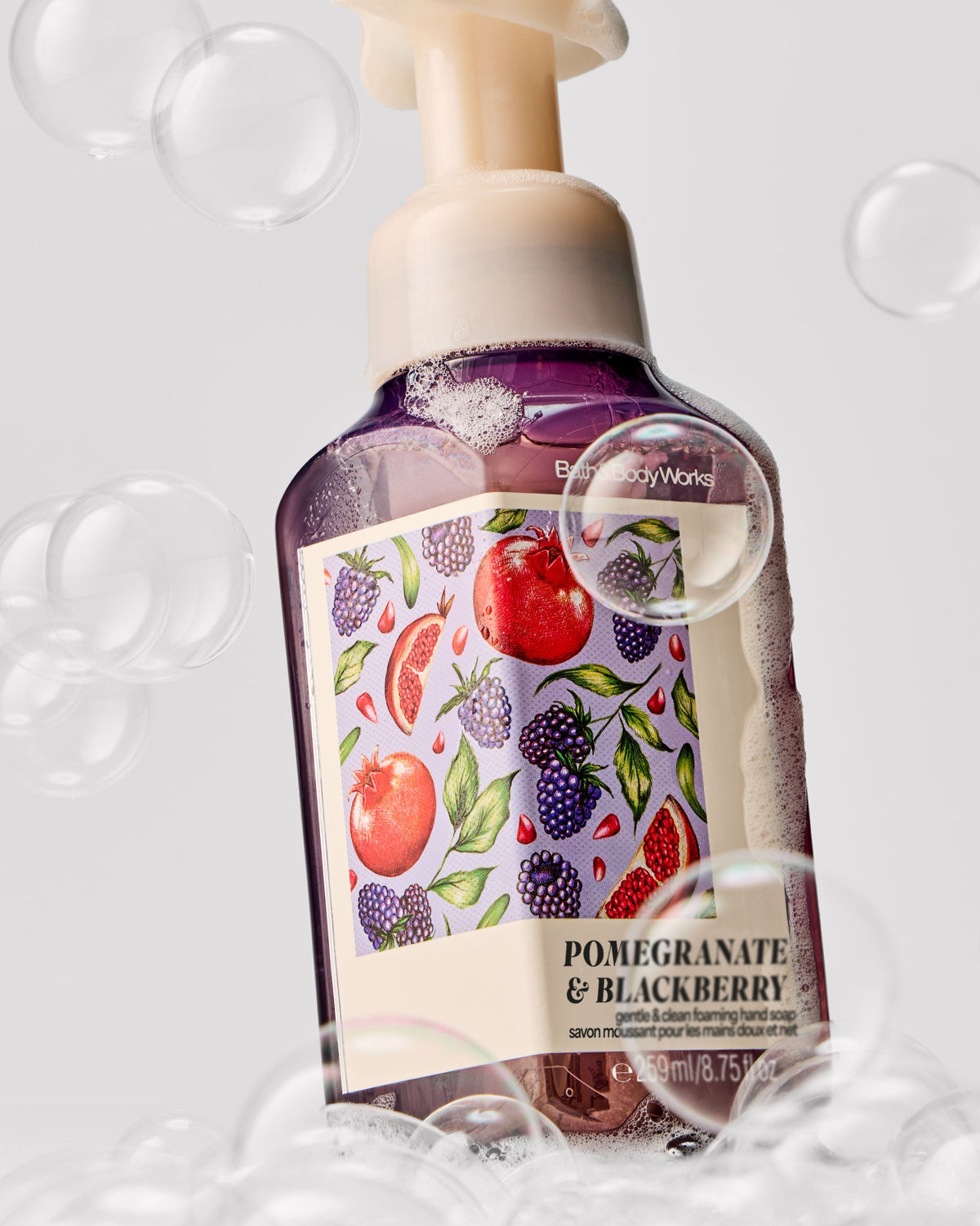 Pomegranate & Blackberry Gentle & Clean Foaming Hand Soap image 2