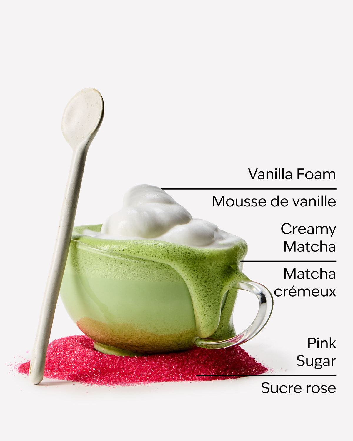 Pink Matcha Latte Gentle & Clean Foaming Hand Soap image 3