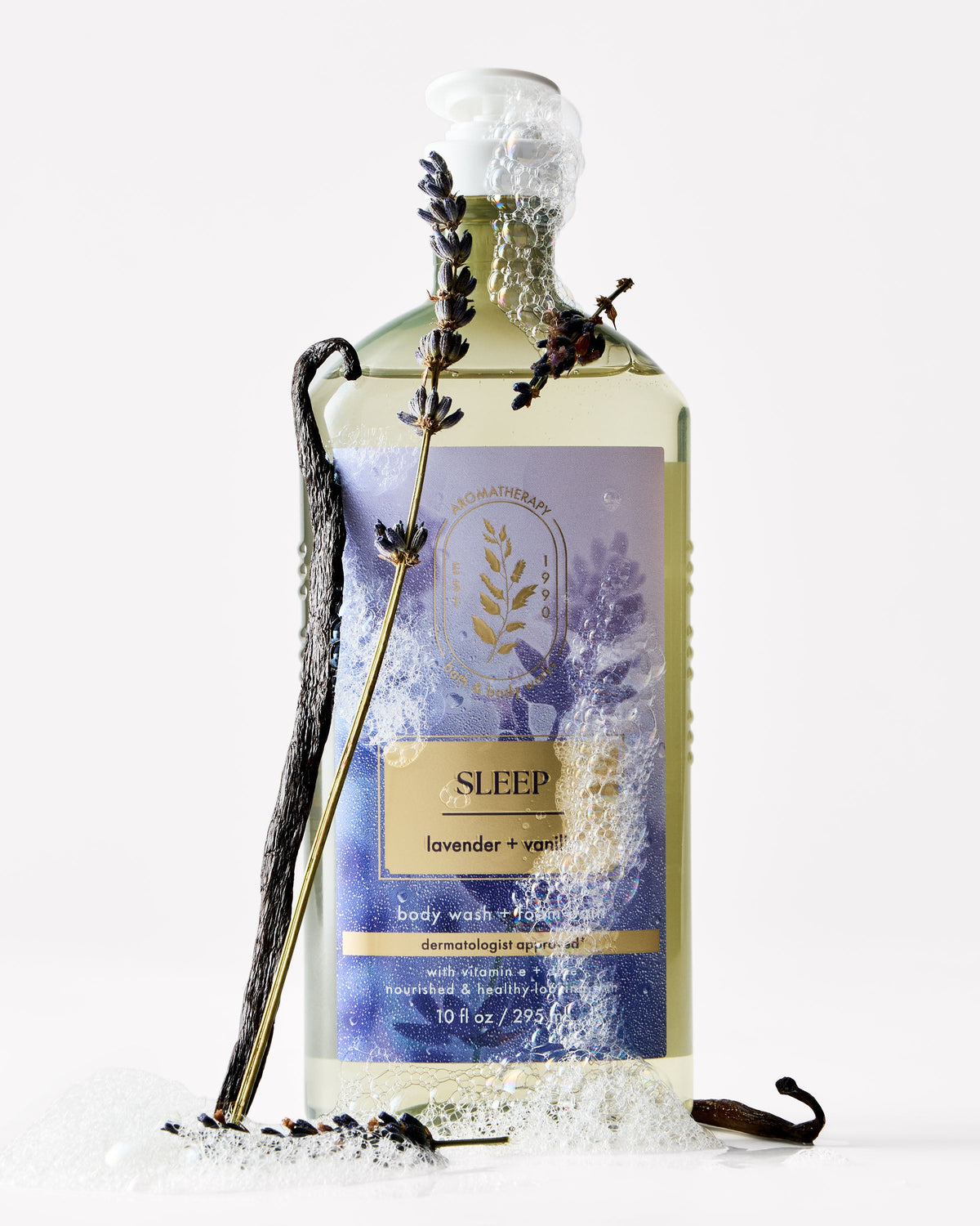 Lavender Vanilla Body Wash & Foam Bath image 4