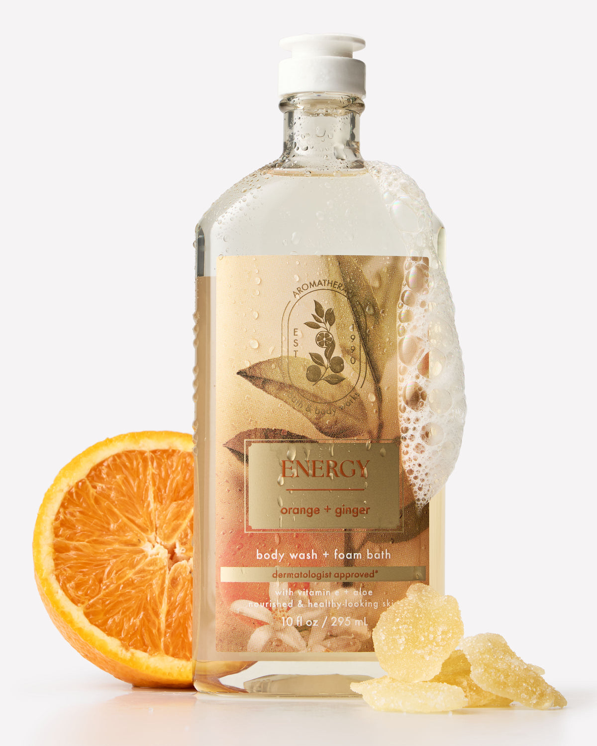 Orange Ginger Body Wash & Foam Bath image 4