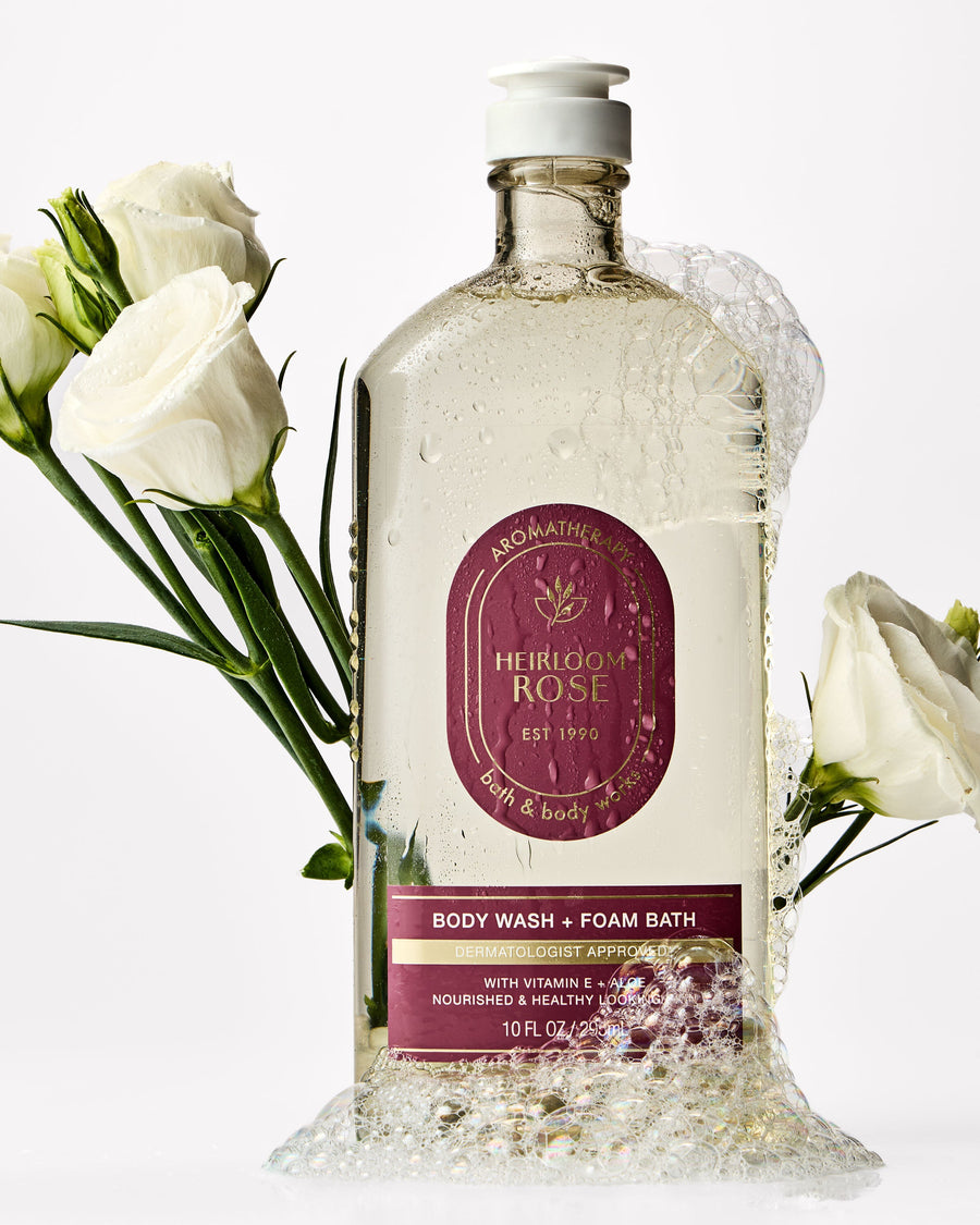 Heirloom Rose Body Wash & Foam Bath image 4