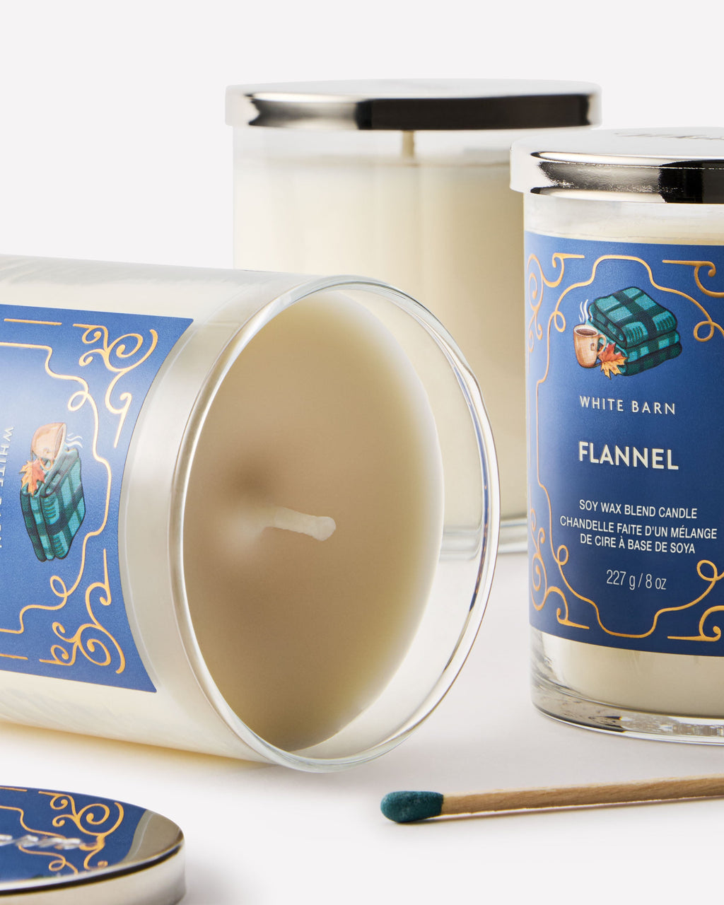 Flannel Single Wick Candle image 2