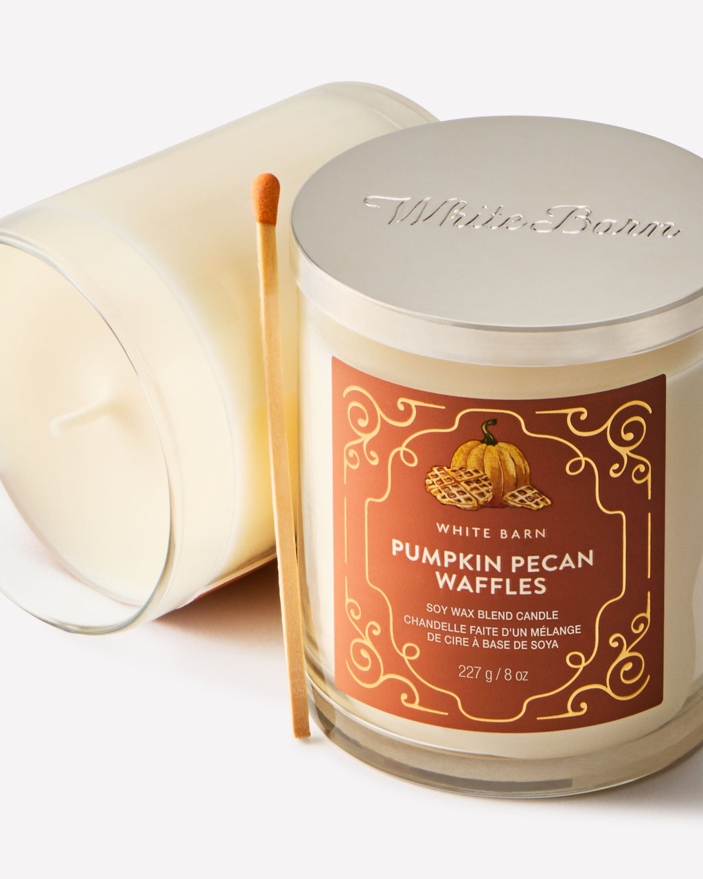 Pumpkin Pecan Waffles Single Wick Candle image 2