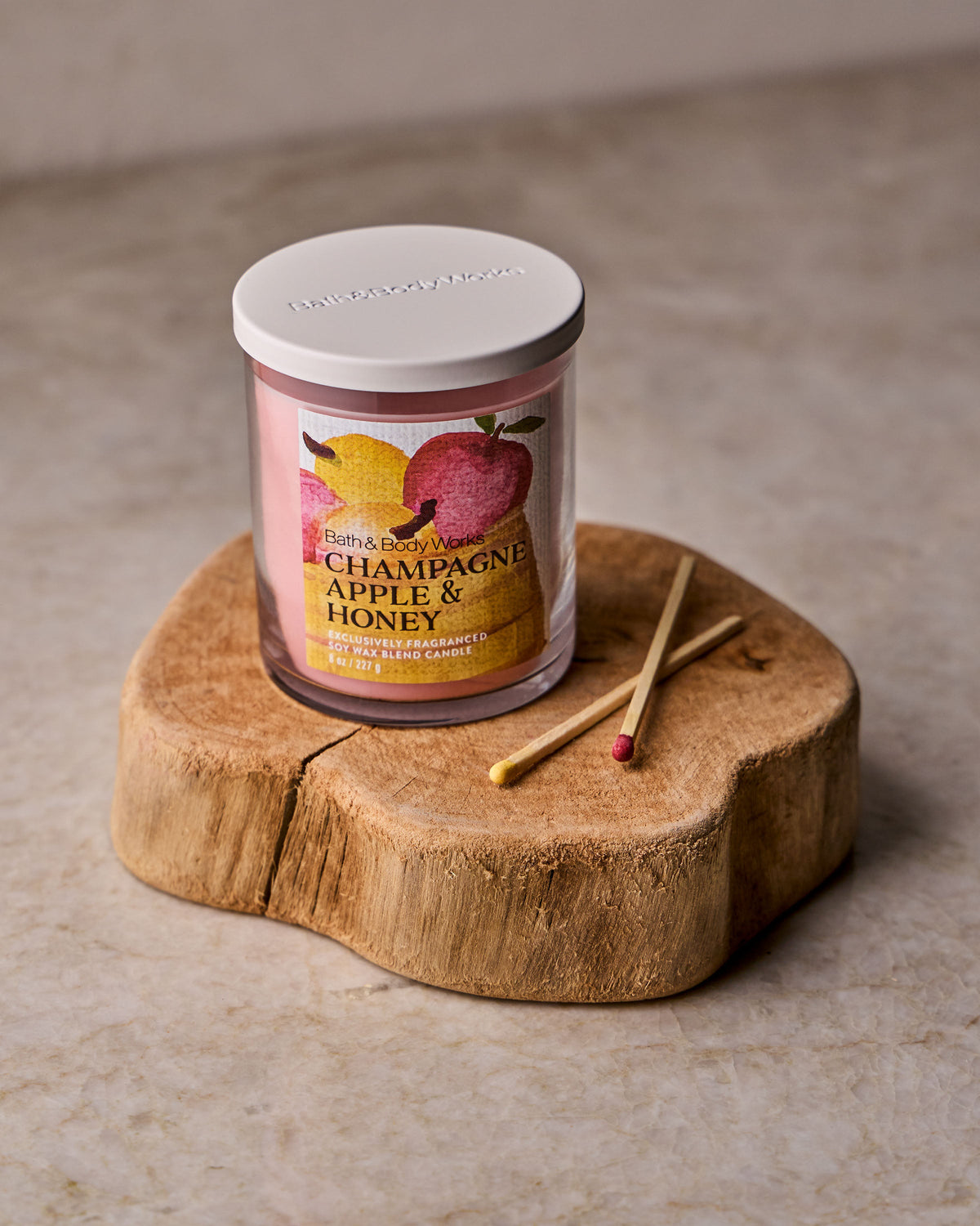 Champagne Apple & Honey Single Wick Candle image 4