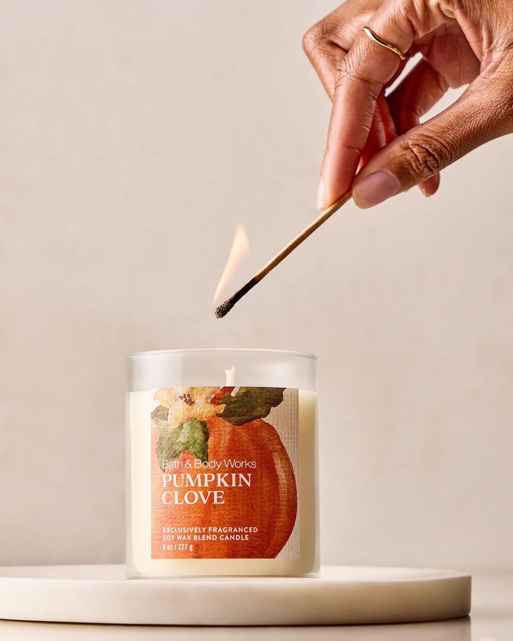 Pumpkin Clove Single Wick Candle image 4