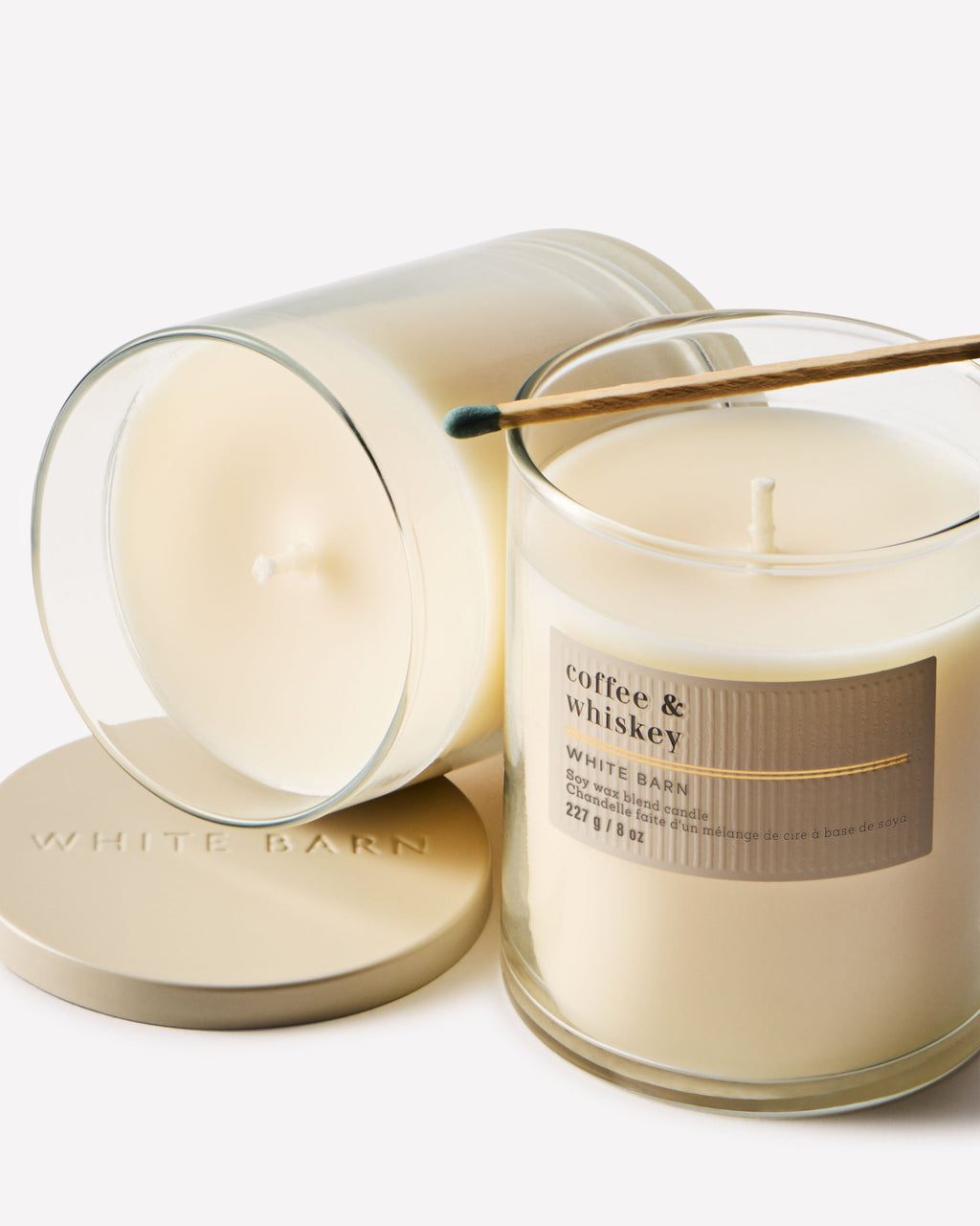 Coffee & Whiskey Single Wick Candle image 2