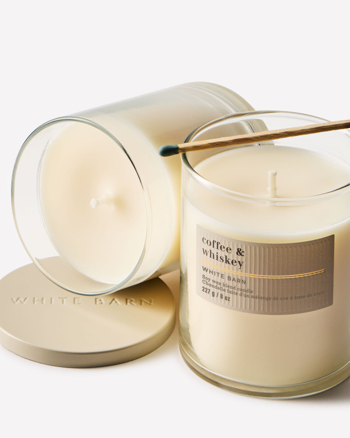 Coffee & Whiskey Single Wick Candle image 2