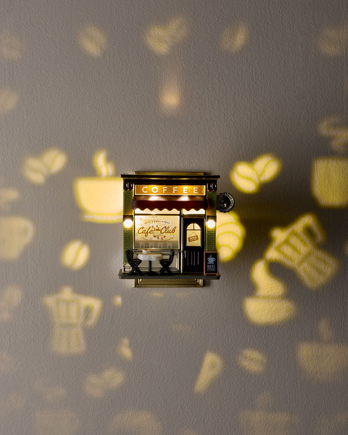 Coffee Shop Projector Nightlight Wallflowers Fragrance Plug image 3