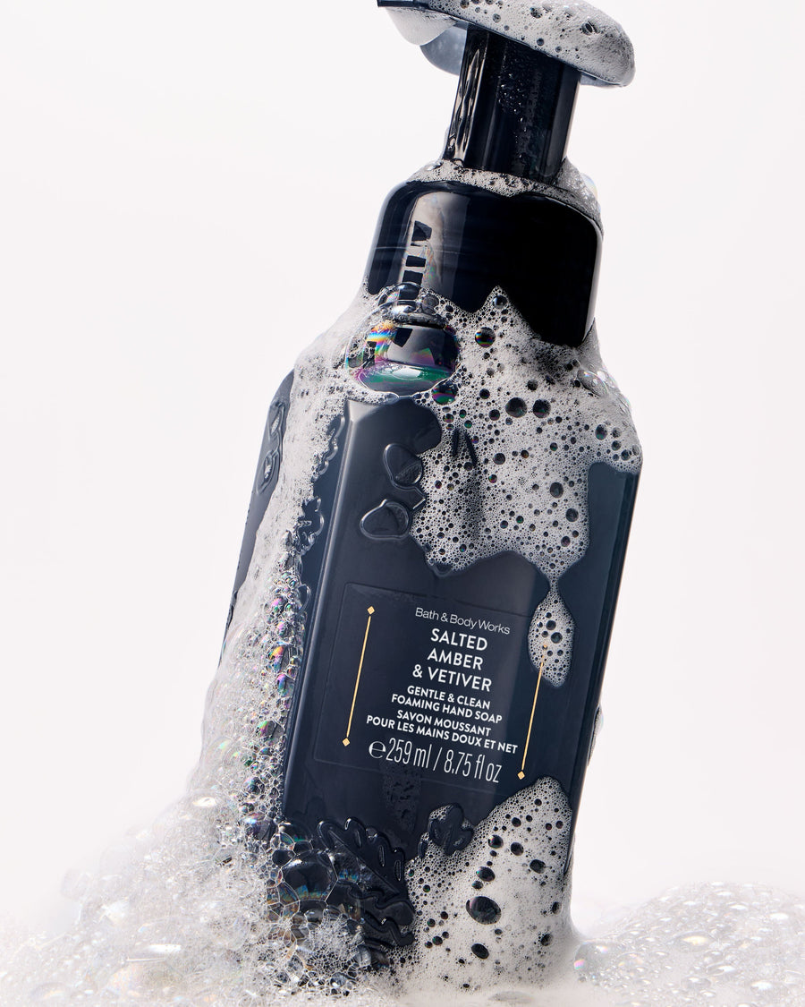 Salted Amber & Vetiver Gentle & Clean Foaming Hand Soap image 2