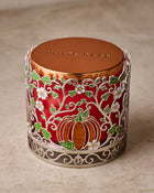 Pretty Pumpkin Sleeve 3-Wick Candle Holder image 2