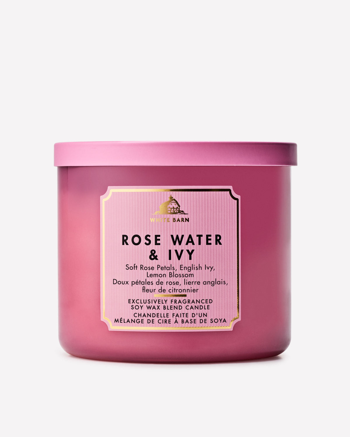 Rose Water & Ivy 3-Wick Candle