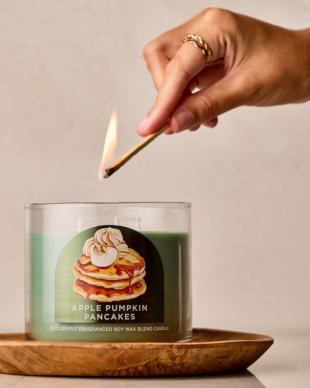 Apple Pumpkin Pancakes 3-Wick Candle image 4