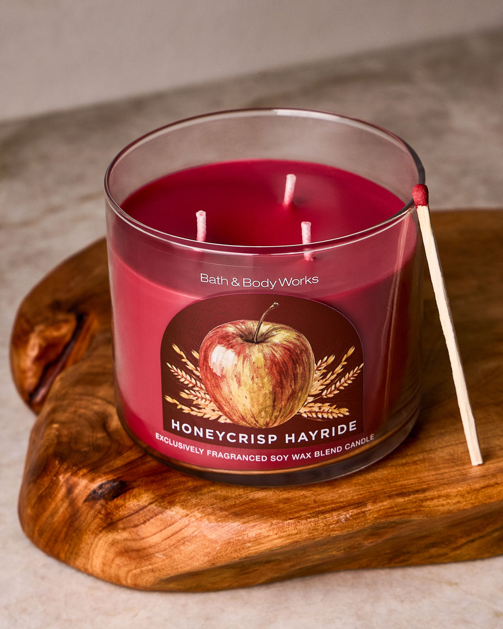 Honeycrisp Hayride 3-Wick Candle image 4