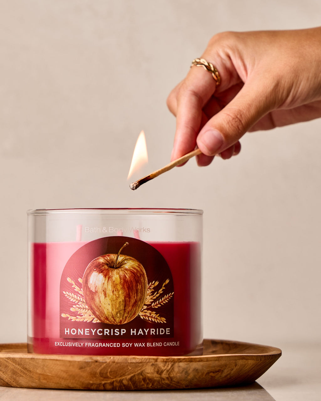 Honeycrisp Hayride 3-Wick Candle image 5