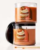 Pumpkin Cupcake 3-Wick Candle image 2