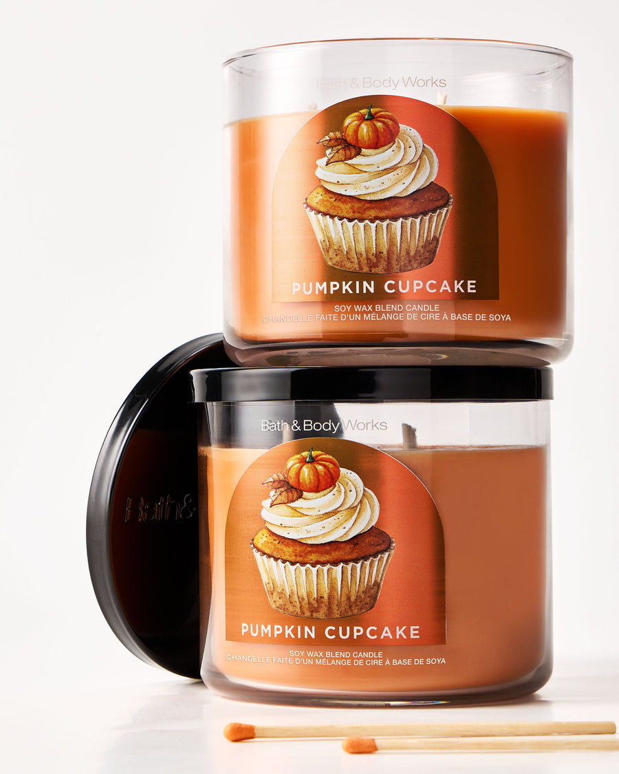 Pumpkin Cupcake 3-Wick Candle image 2