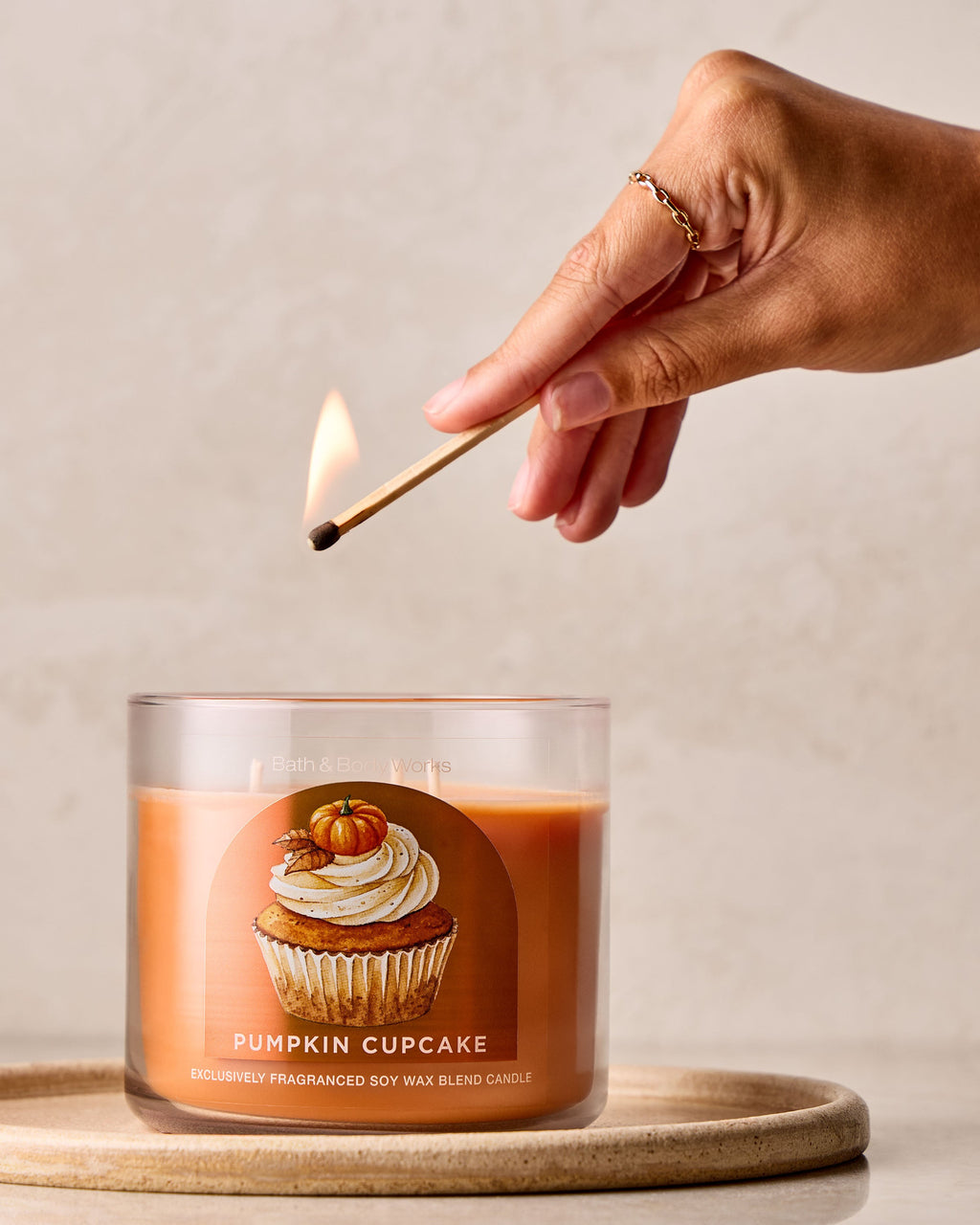 Pumpkin Cupcake 3-Wick Candle image 4