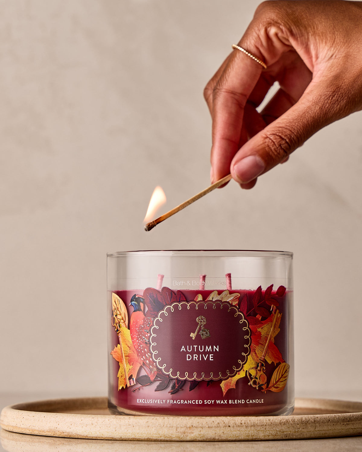 Autumn Drive 3-Wick Candle image 5