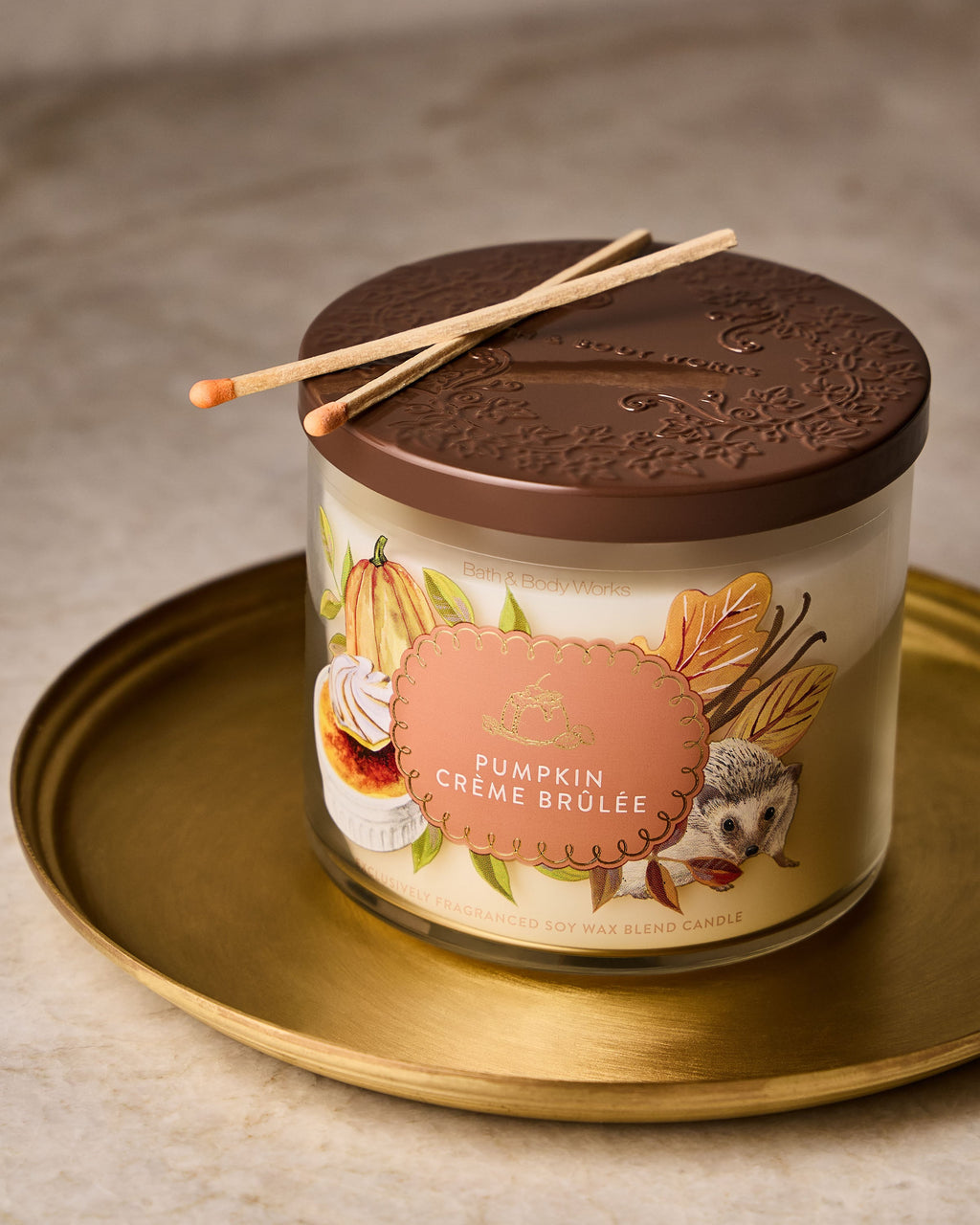 Pumpkin Crème Brûlée 3-Wick Candle image 4
