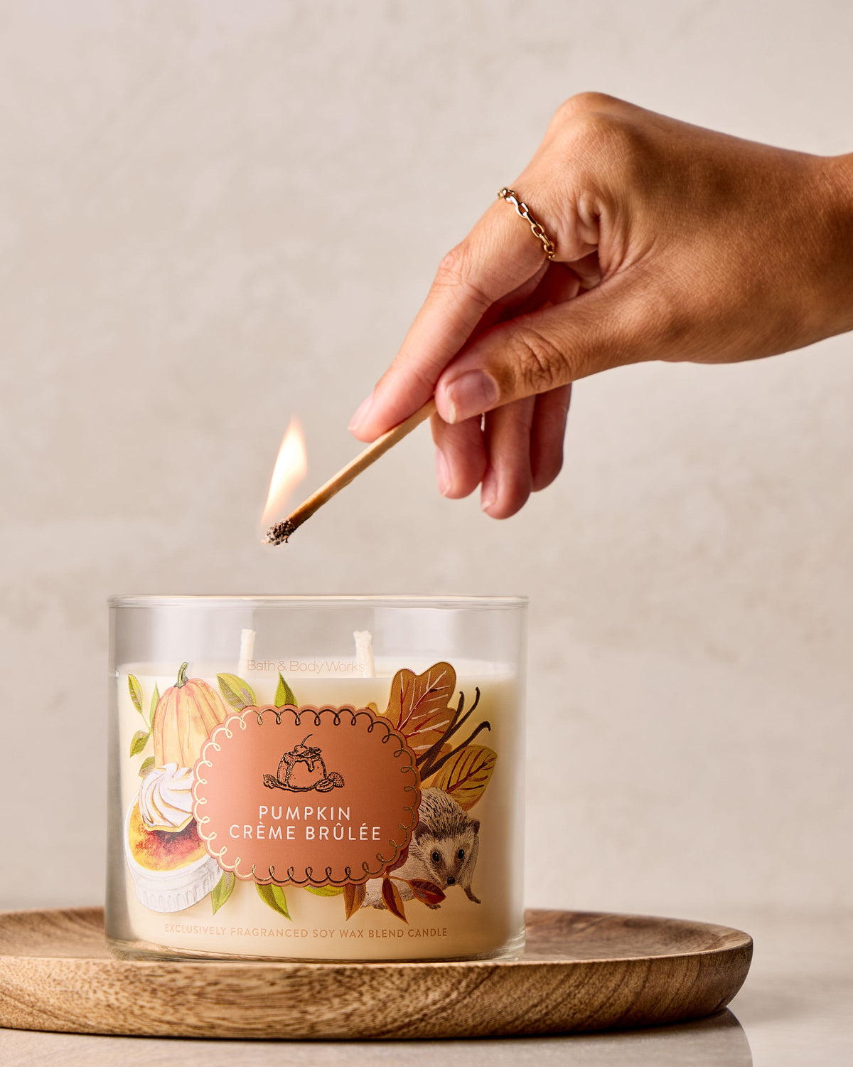 Pumpkin Crème Brûlée 3-Wick Candle image 5