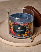 Warm Amber & Oak 3-Wick Candle image 3