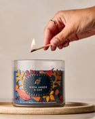 Warm Amber & Oak 3-Wick Candle image 4