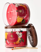 Pumpkin Apple 3-Wick Candle image 2