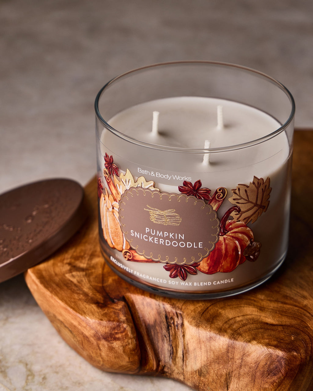 Pumpkin Snickerdoodle 3-Wick Candle image 3