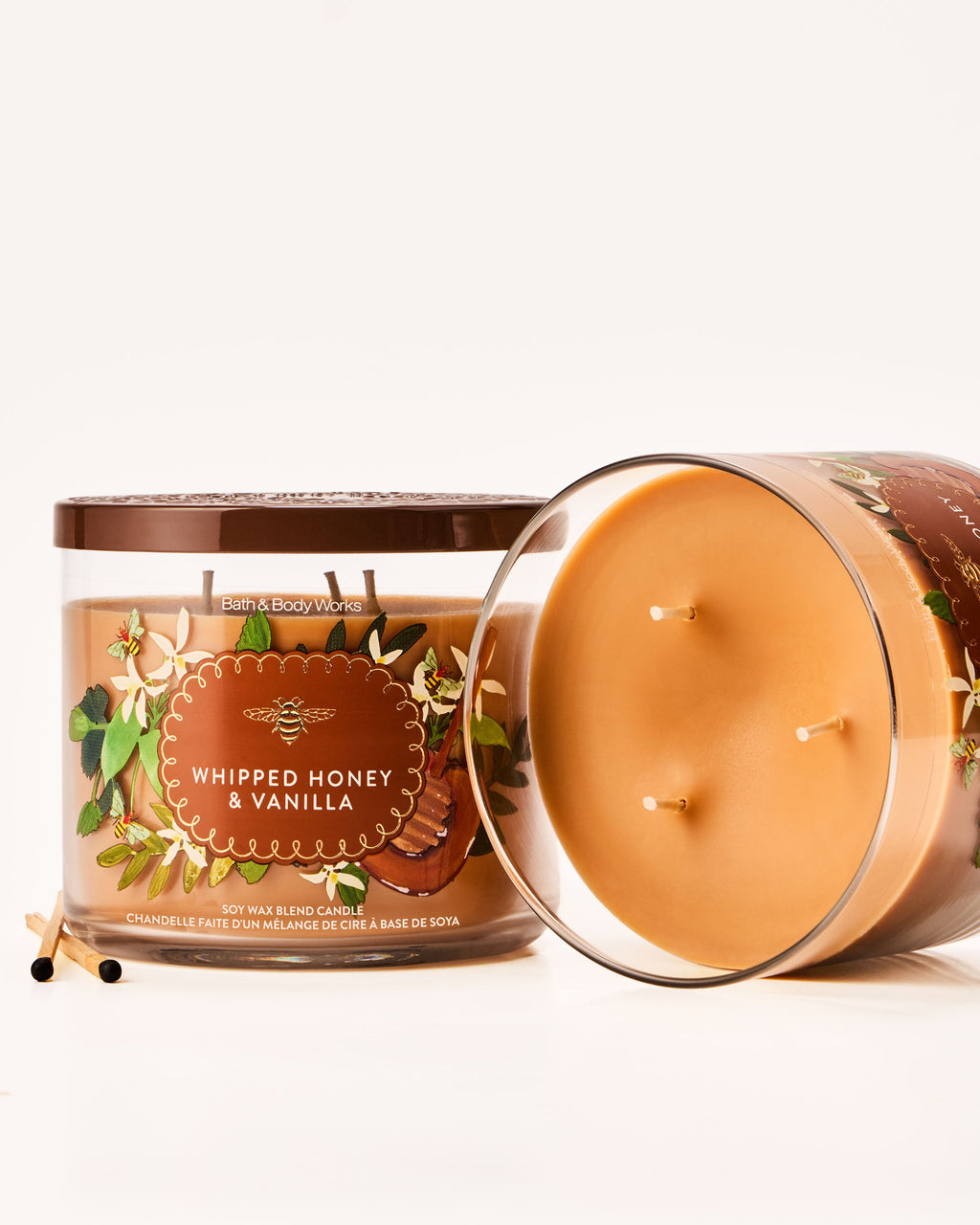Whipped Honey & Vanilla 3-Wick Candle image 2