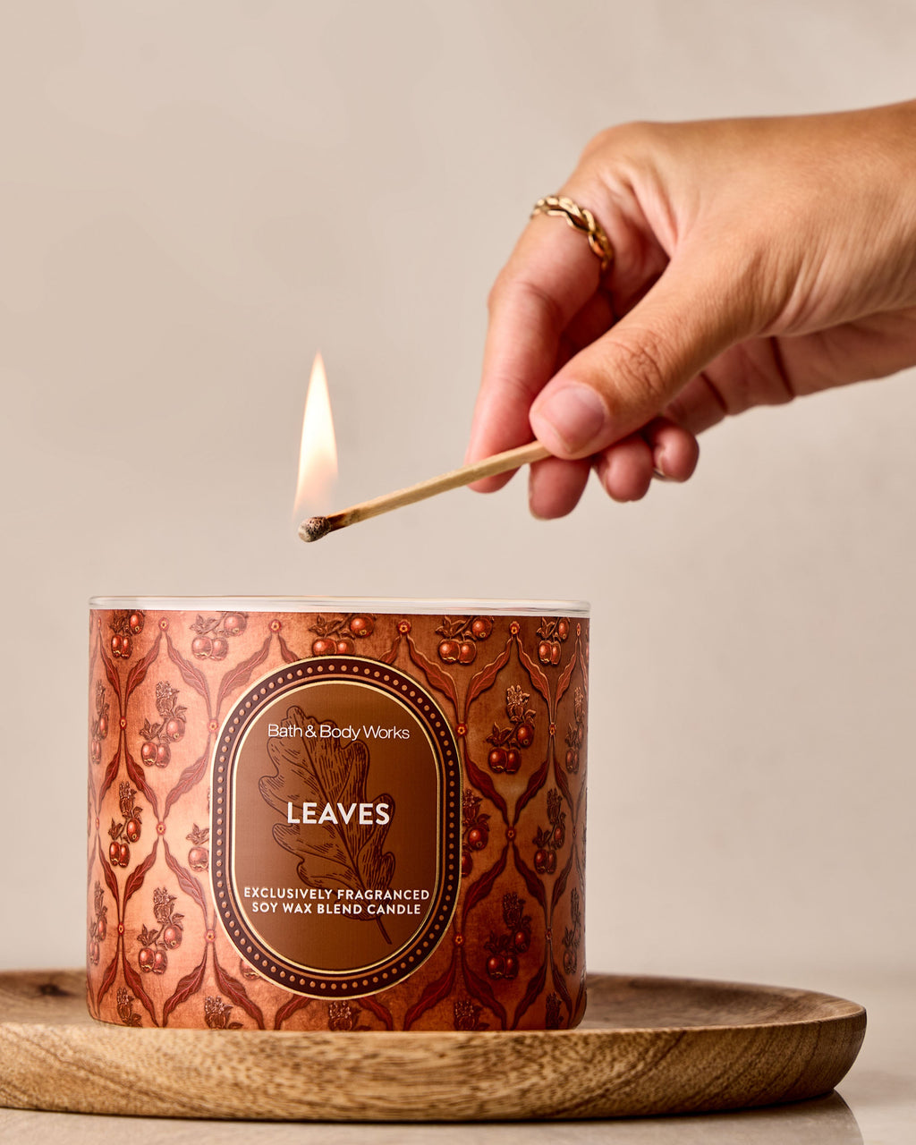 Leaves 3-Wick Candle image 5