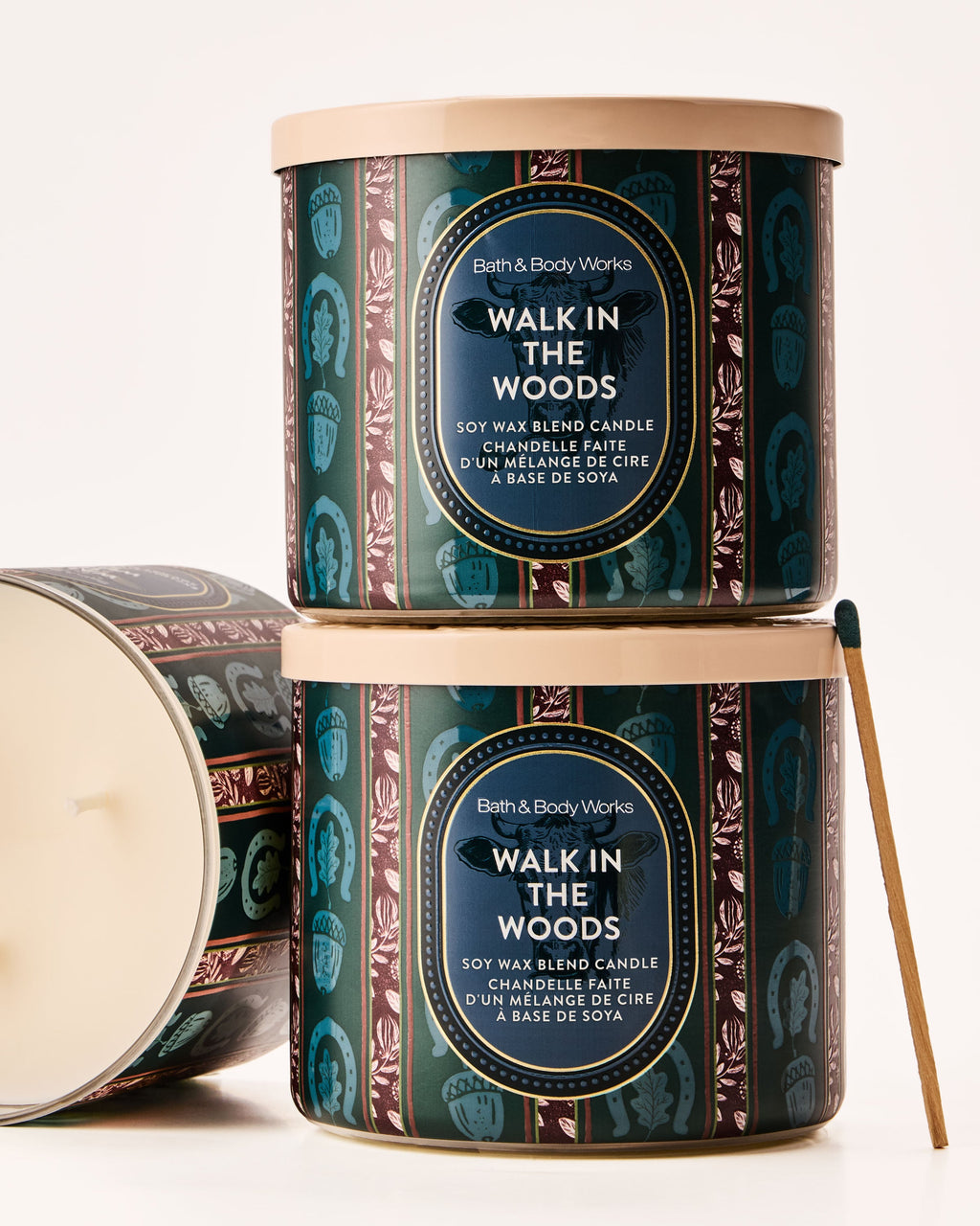 Walk In The Woods 3-Wick Candle image 2