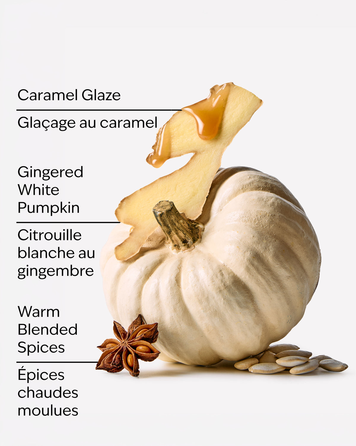 White Pumpkin 3-Wick Candle image 3