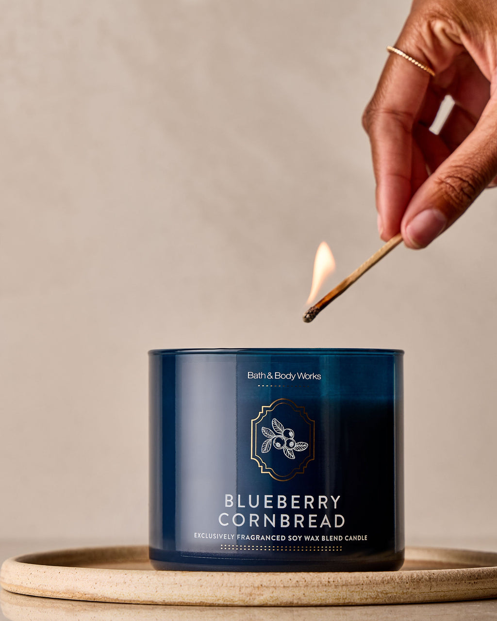 Blueberry Cornbread 3-Wick Candle image 5