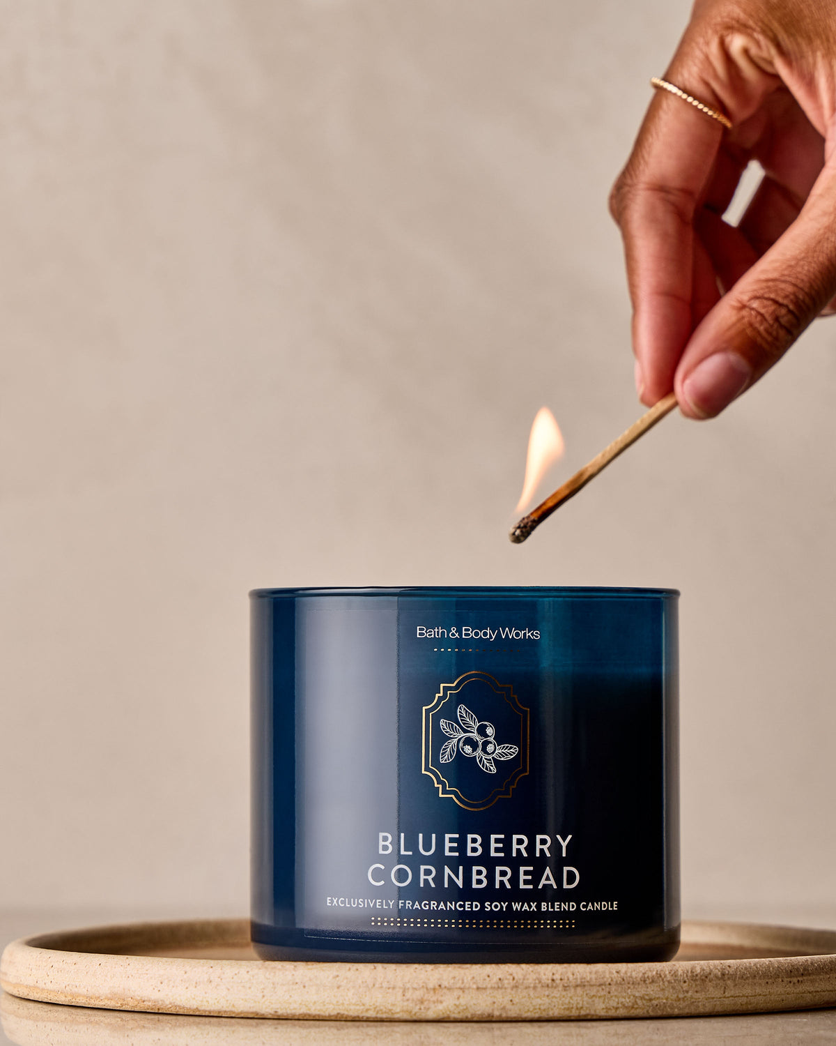 Blueberry Cornbread 3-Wick Candle image 5
