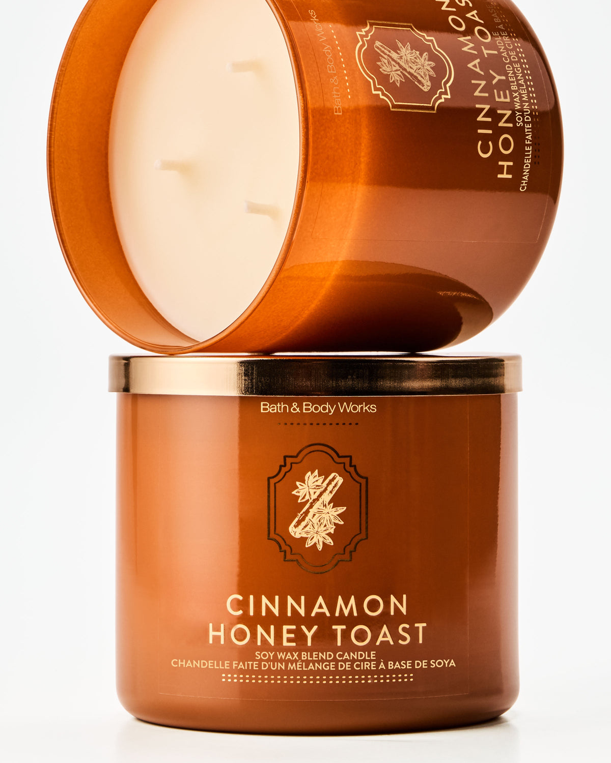 Cinnamon Honey Toast 3-Wick Candle image 2