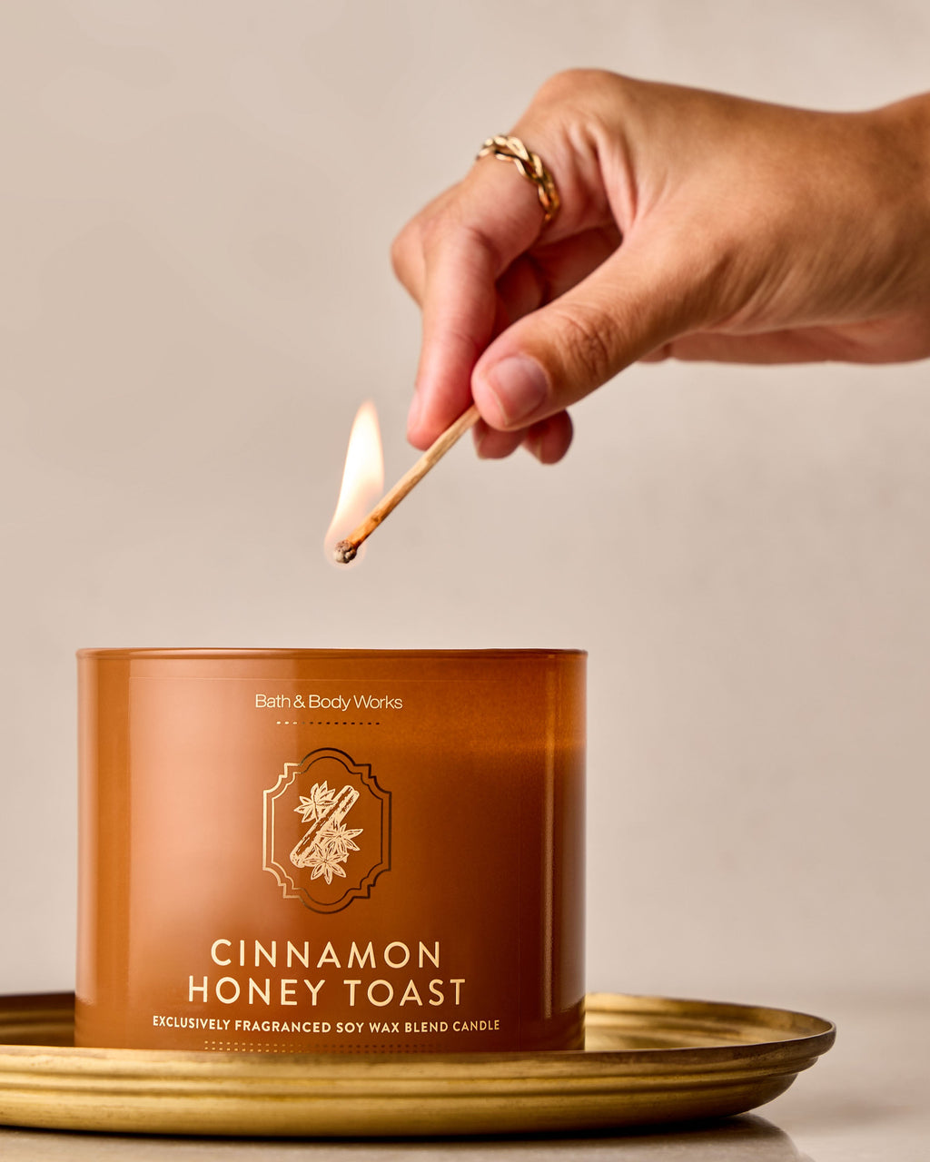 Cinnamon Honey Toast 3-Wick Candle image 4