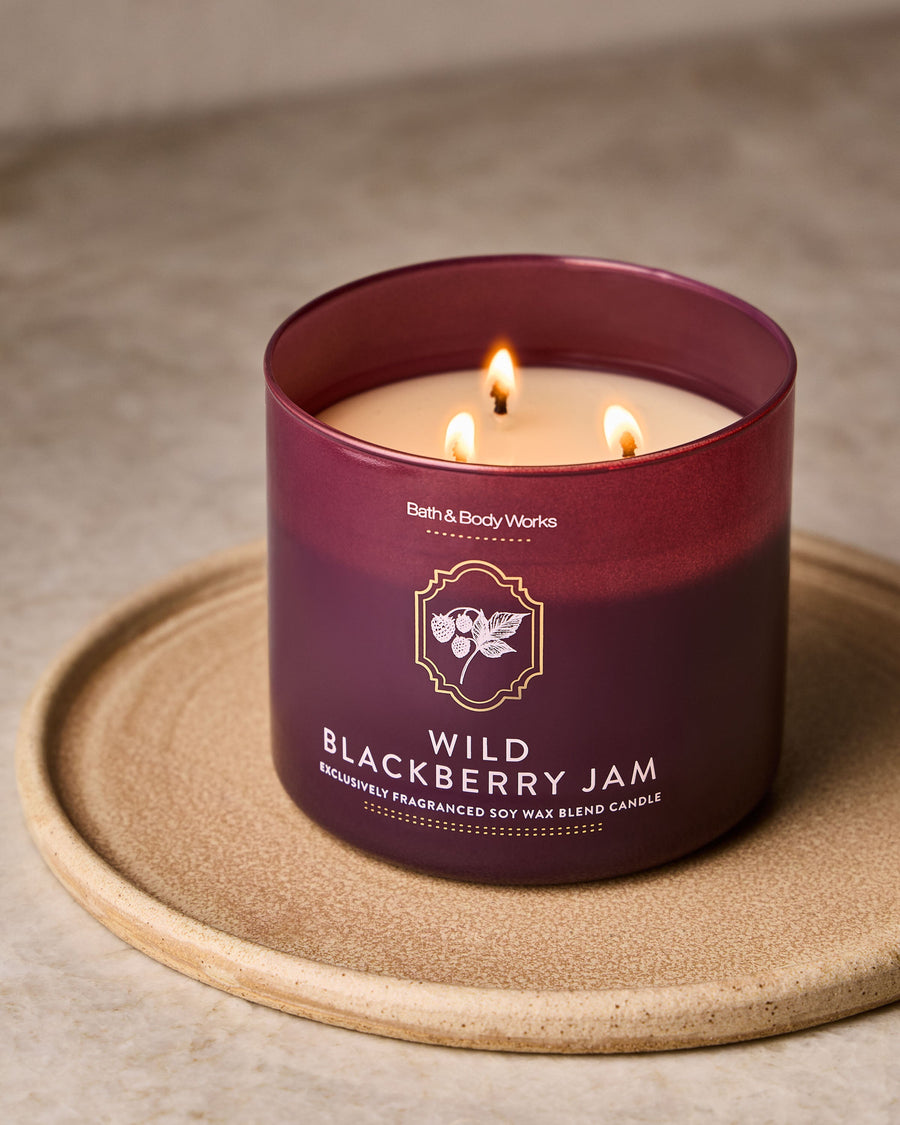 Wild Blackberry Jam 3-Wick Candle image 3