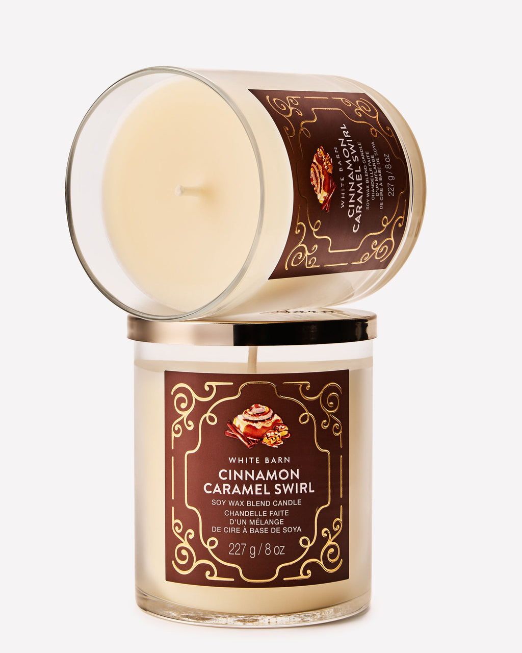 Cinnamon Caramel Swirl Single Wick Candle image 2