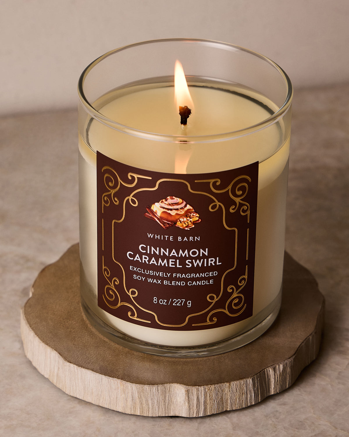 Cinnamon Caramel Swirl Single Wick Candle image 3