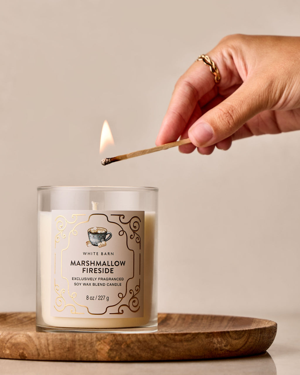 Marshmallow Fireside Single Wick Candle image 5