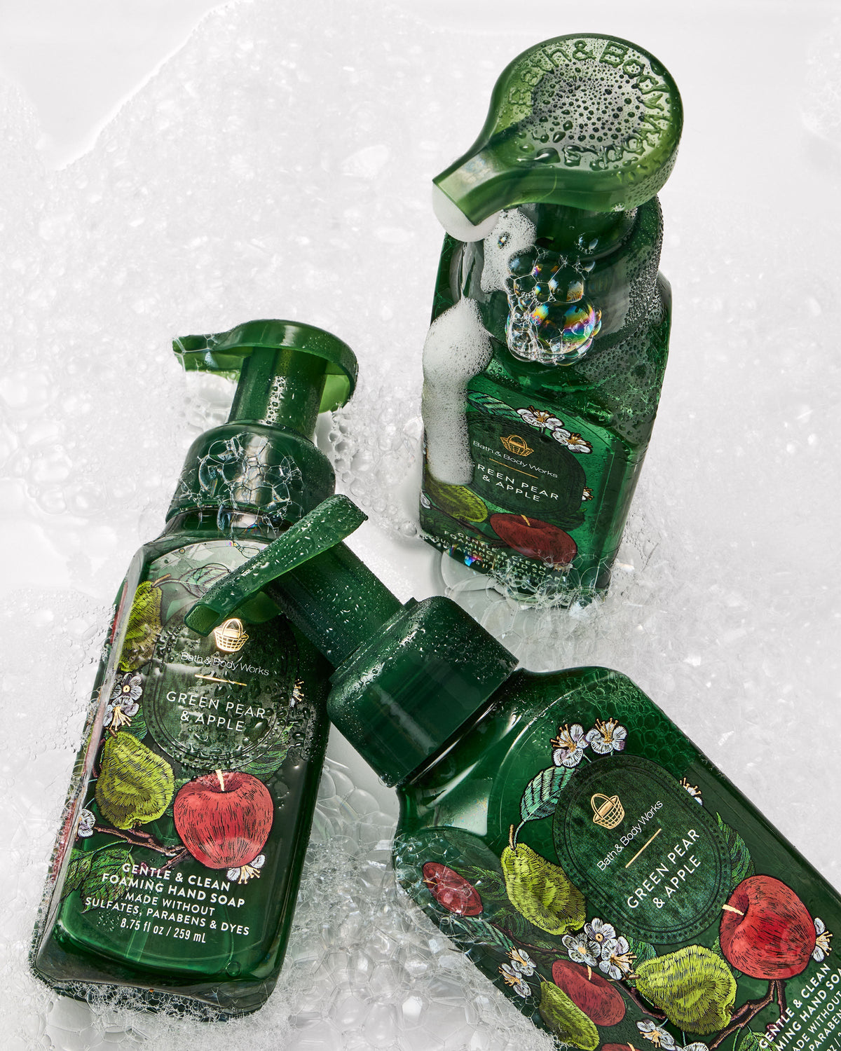 Green Pear & Apple Gentle & Clean Foaming Hand Soap image 3
