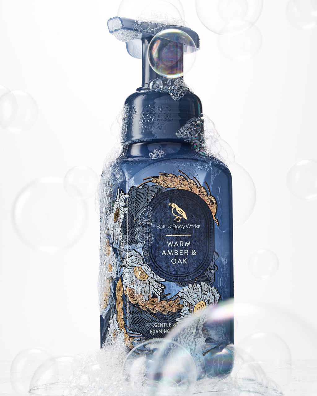 Warm Amber & Oak Gentle & Clean Foaming Hand Soap image 2