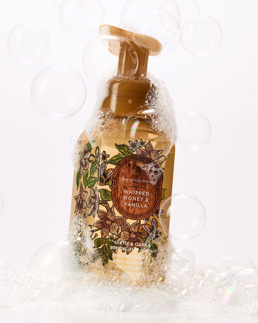 Whipped Honey & Vanilla Gentle & Clean Foaming Hand Soap image 2