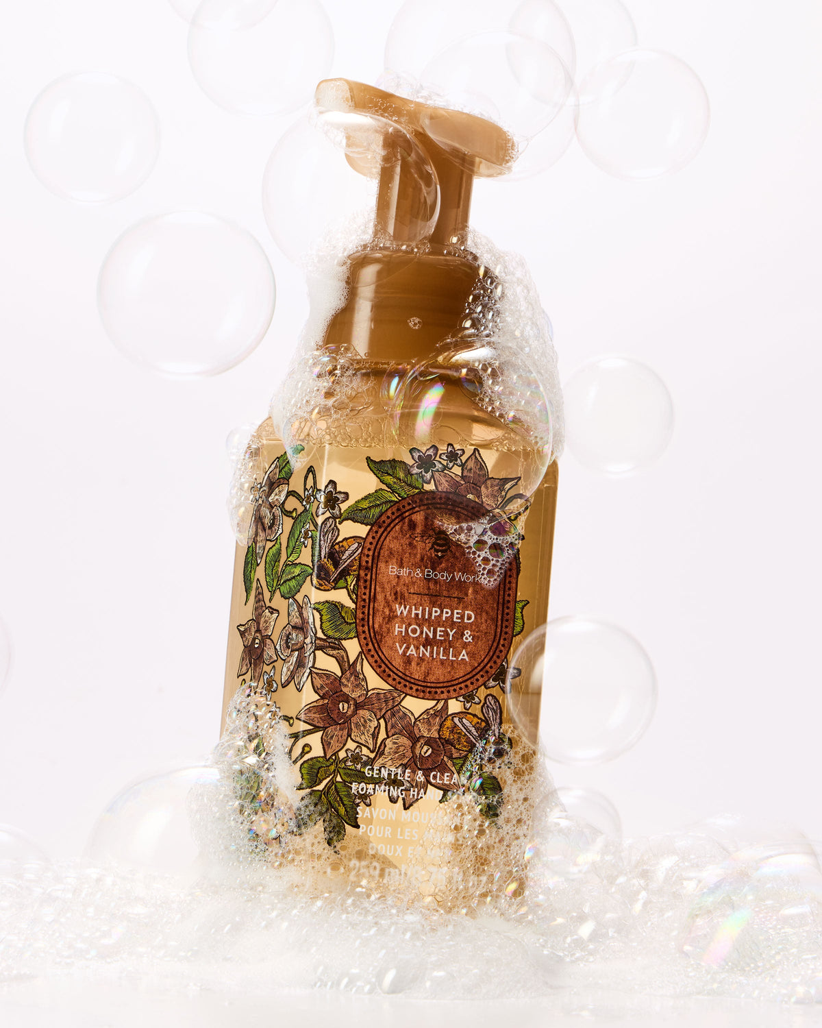 Whipped Honey & Vanilla Gentle & Clean Foaming Hand Soap image 2