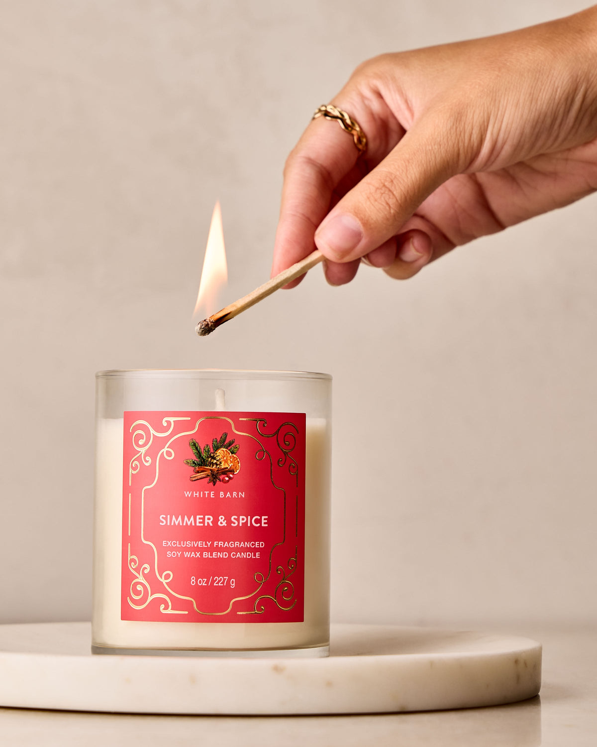 Simmer & Spice Single Wick Candle image 4